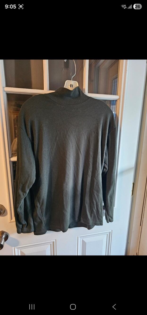 Size XL turtleneck